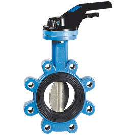 TTV Ductile iron butterfly valve 1164 Lug CF8M disc/FKM seat
