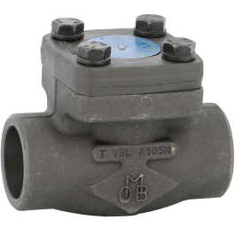 Carbon steel A105N piston check valve 312 TRIM8 800 lbs SW