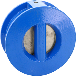 Cast iron wafer swing check valve 371 CF8M dual plate EPDM gasket