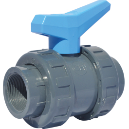 PVC ball valve 584 with threaded unions ends
