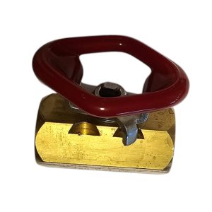 Manual controlled stanless steel ball valve type 76 1/2" NPT threated with oval lever