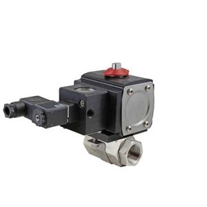 1 86-6-RT-6-A512D-4GP-SC03D-24VDC-DS NPT DN025 - 1" 2-piece ball valve model 86