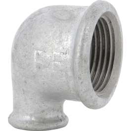 90° reducing elbow female - Galvanised - 90R