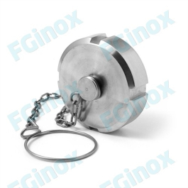 Blank nut with chain DIN