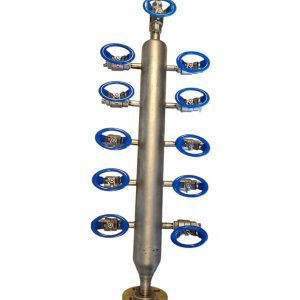 AH-1012-FL - 10-Users 1/4" connection, 1/2" drain flanged Air Header