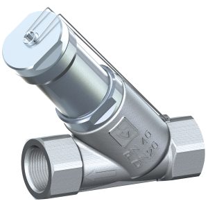 Stainless steel overflow valve 417YP PTFE seat 1/2'' 2-12 bar - DN025 - 1"