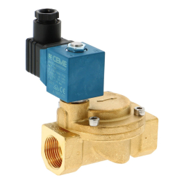 Brass solenoid valve ESM 86 servo-assisted normally closed