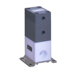Air operated valve for chemical liquids