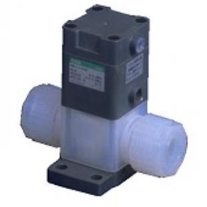 Air operated valve for chemical liquids